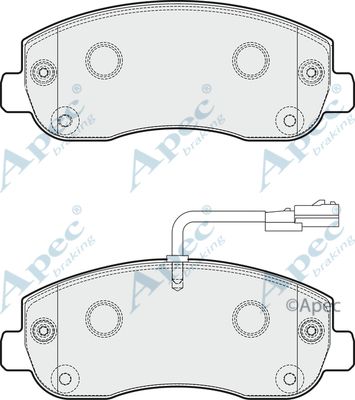 APEC BRAKING Jarrupala, levyjarru PAD1797